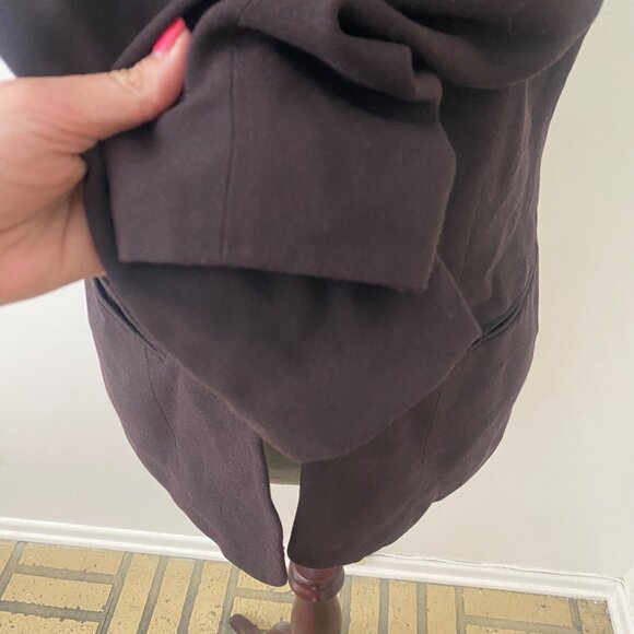 Christian Dior Vintage Blazer Jacket Wool Brown Black - Picture 12 of 15